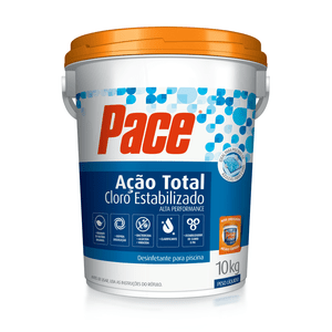 Cloro pace ação total estabilizado 10kg