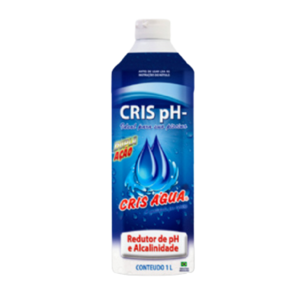 Elevador de pH para Piscina Cris Água Líquido 1 Litro