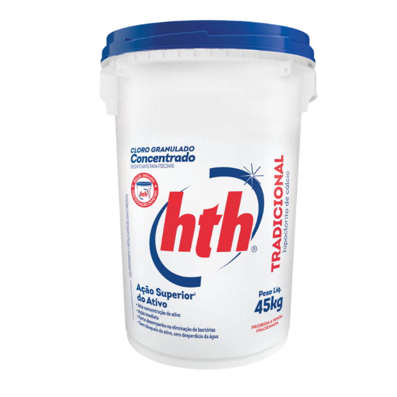 hth® Cloro Concentrado tradicional 65% 45Kg